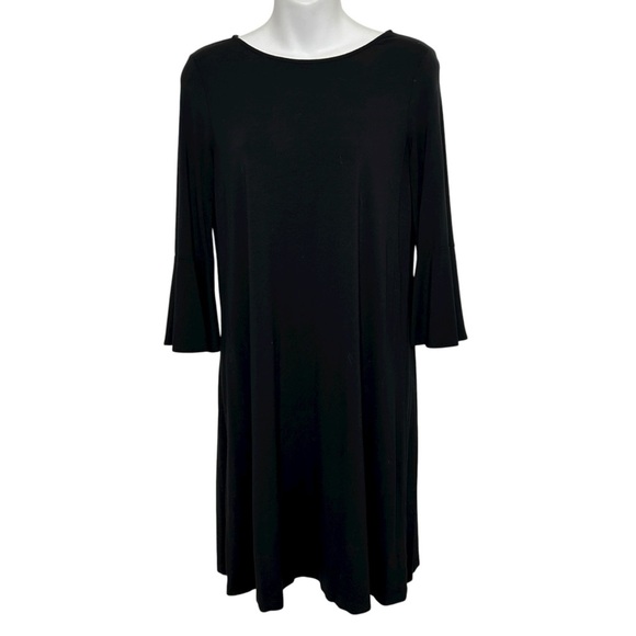 Lilly Pulitzer Ophelia black dress size small bell sleeves - Picture 2 of 7